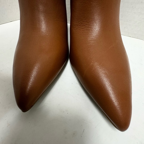 Marc Fisher Women's Brown Heeled Leather Ankle Boots Shoes Size 8 1/2 - Picture 8 of 16
